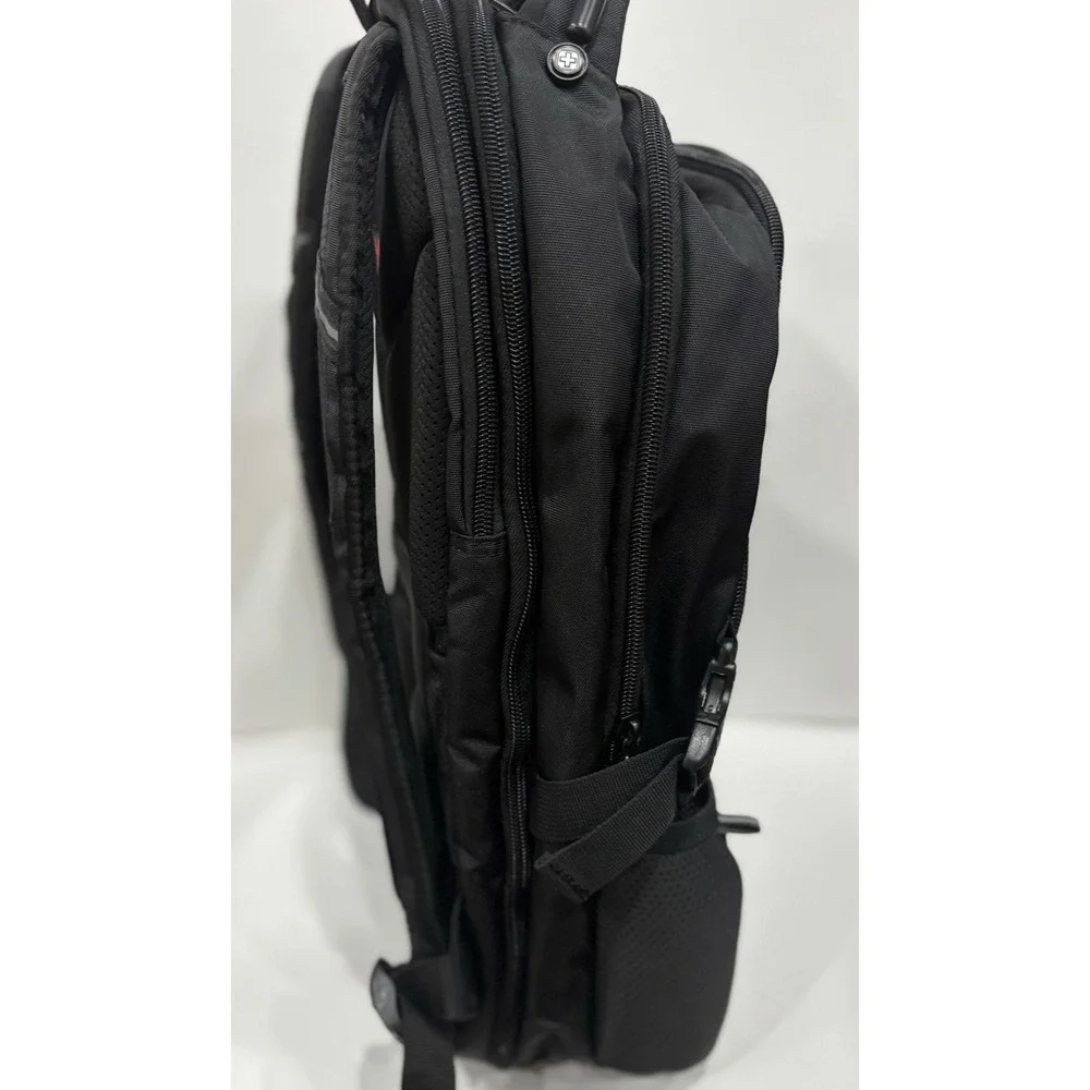 SwissGear ScanSmart Black Laptop Backpack TSA Travel Airflow Business Bag